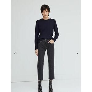 Officine Generale Daily Classics Nina Crewneck Sweater Italian Merino Wool Small